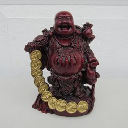 Chinese Feng Shui Wealth & Prosperity Lucky Buddha Epoxy Statue
