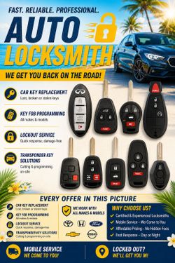 Need a car key! We can help !!!!