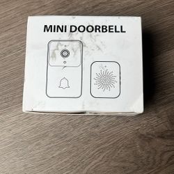 Doorbell with video camera, and audio
