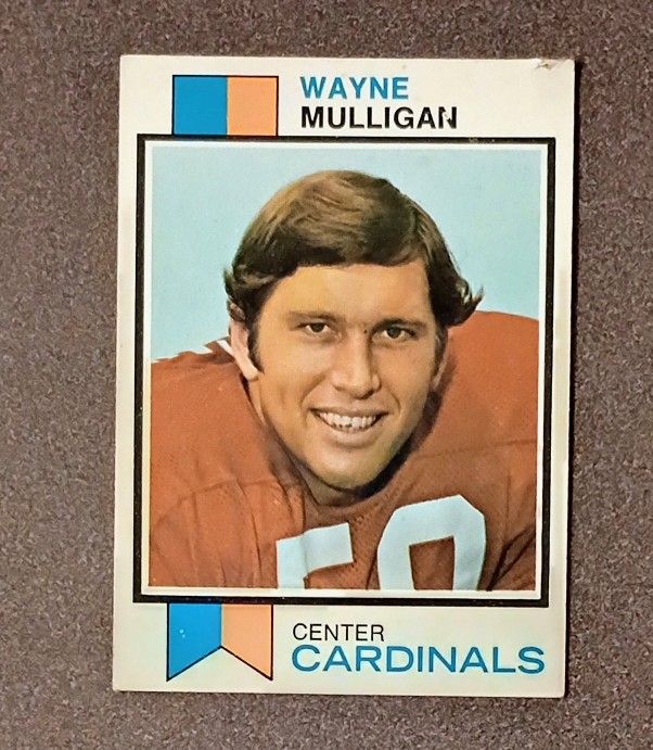 1973 Topps Wayne Mulligan St Louis Cardinals #401 Football Card Vintage Collectible Sports NFL