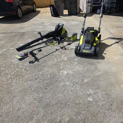Ryobi Battery Lawn Equipment 