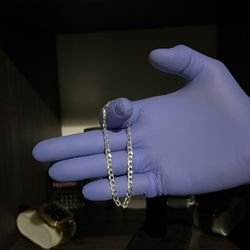 .925 silver curb bracelet 