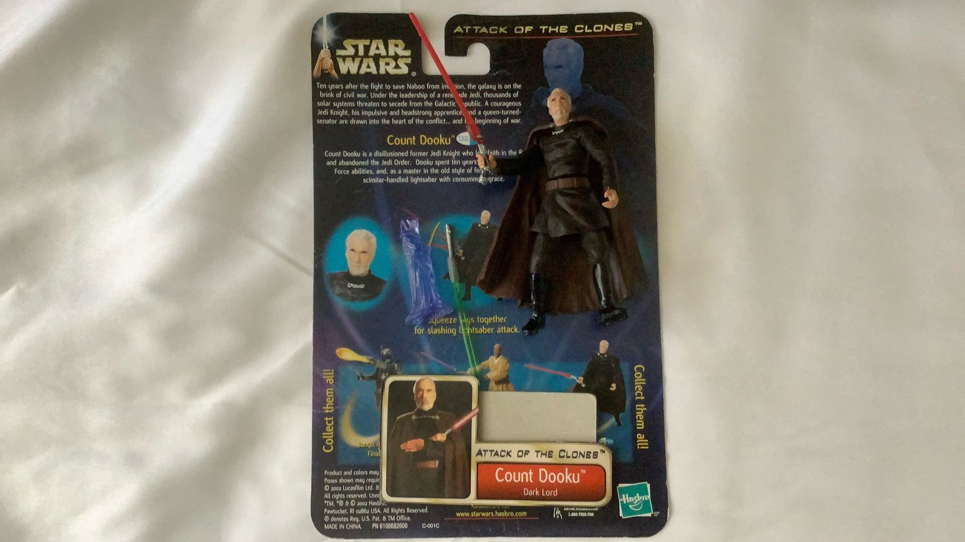 Star Wars Count Dooku Dark Lord # 27 Attack of The Clones Series Figure Hasbro