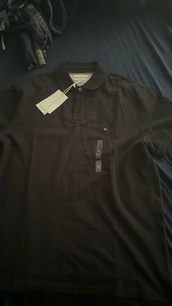 Tommy Hilfiger large black polo shirt