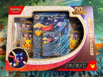 Pokémon TCG Greninja ex Box 30th Celebration
