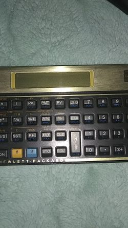 HP financial calculator