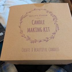 DIY Candle Making Kit – Soy Wax – Makes 3 Candles – New Craft Gift Set