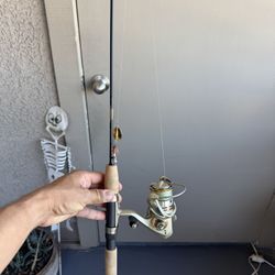 St Croix TRS5OULM Triumph Spinning Rod Combo 5’ Basspro Reel Trout Set Up