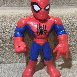 Hasbro 10 Inch Marvel Spiderman Super Hero Playskool Toddler Chunky Figure