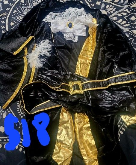 Men's Pirate Halloween Costume XXL $16.00