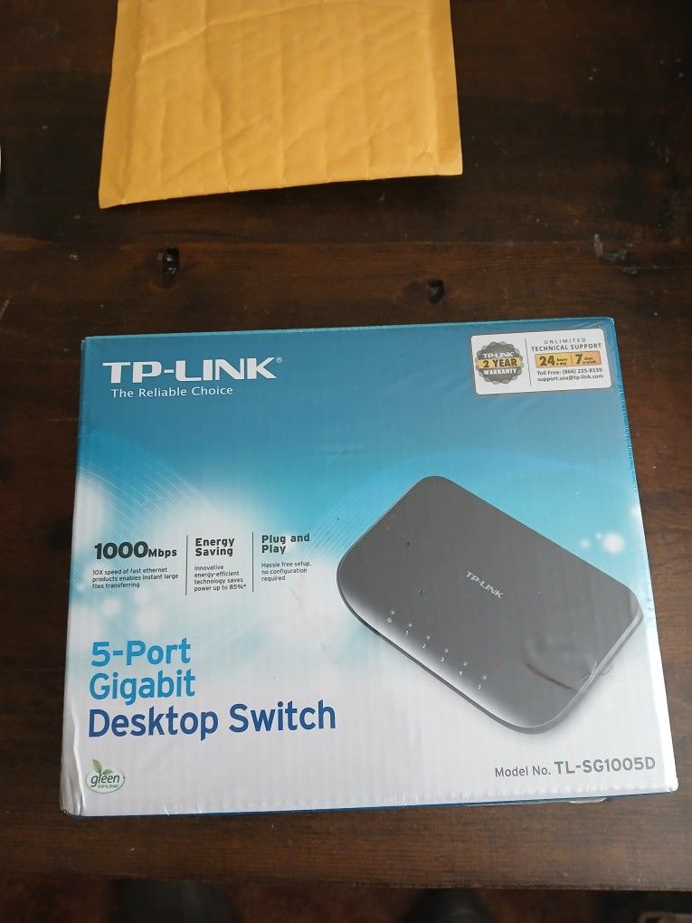 TP-Link TL-SG1005D 5-port Gigabit Desktop Switch 1000Mbps