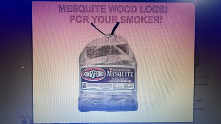 Half Price! 8 Bags! Kingsford Kiln-Dried Mesquite Logs for Smoke on Offset Smokers! Buy 1, 2, or 8!