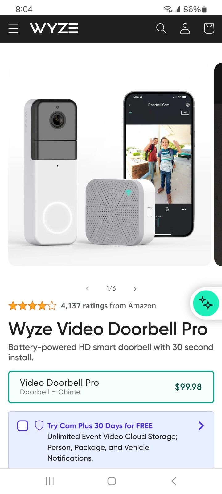 Wyze DoorBell Pro
