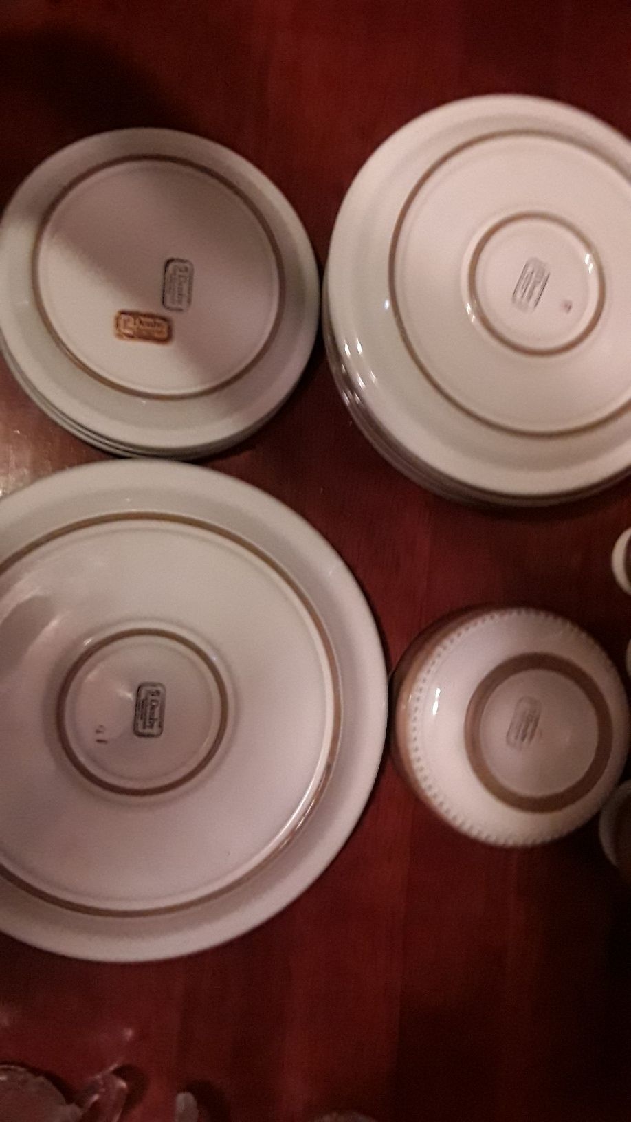 Denby Langley Seville English pottery with rare Salt and Pepper shakers