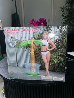 Palm Tree Inflatable Cooler