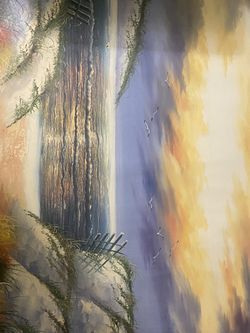 Beach Scene Oil Painting On Canvas