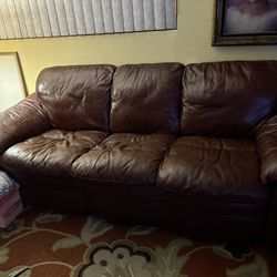 Two leather couches