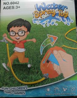 Water sprinkler toy