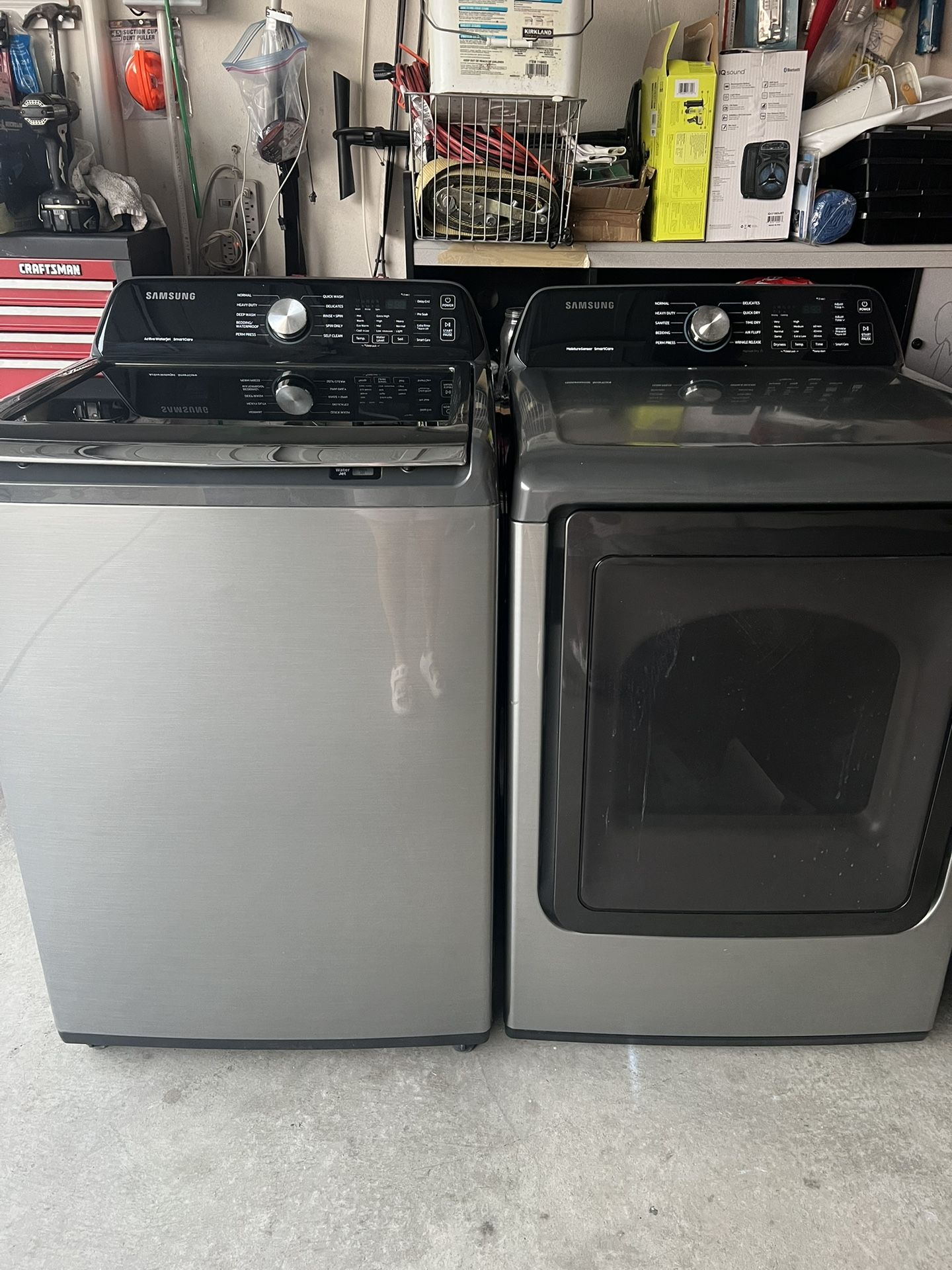 Samsung Washer And Gas Dryer Set