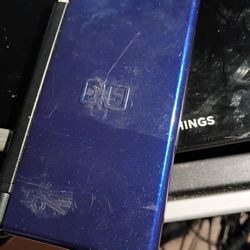 NINTENDO DS LITE AUTHENTIC BLUE HAND HELD GAMING SYSTEM 