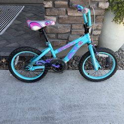 Girls 14” Bike – Teal & Pink – Great Condition
