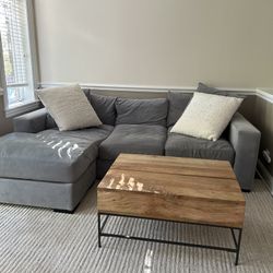 West Elm Industrial Storage Pop-Up Coffee Table