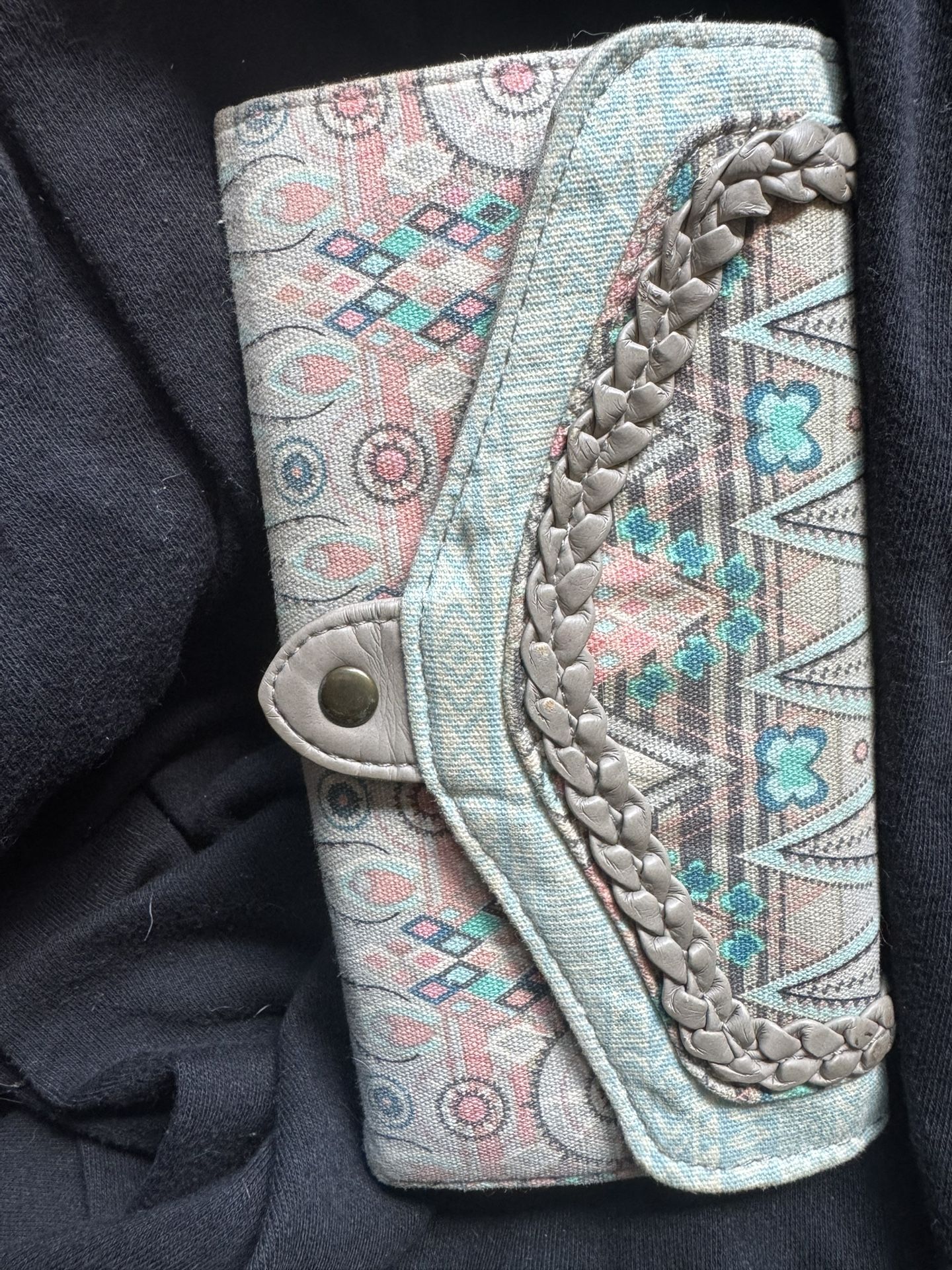 boho style wallet — gently used