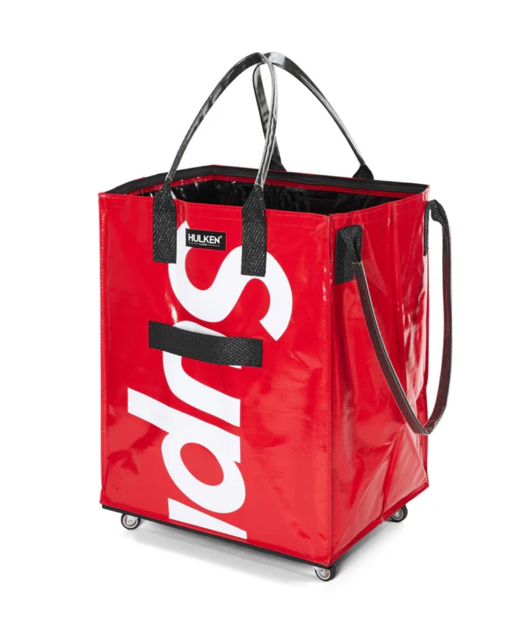 Supreme Hulken Rolling Tote Bag Red