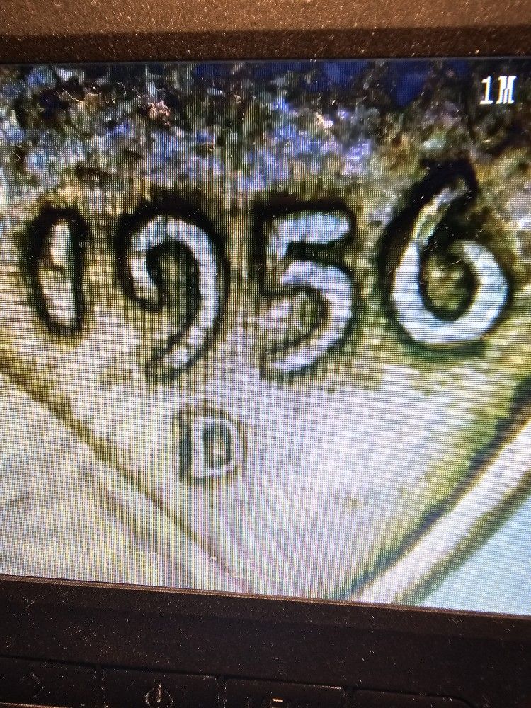 1956 D/D Error Wheat Cent
