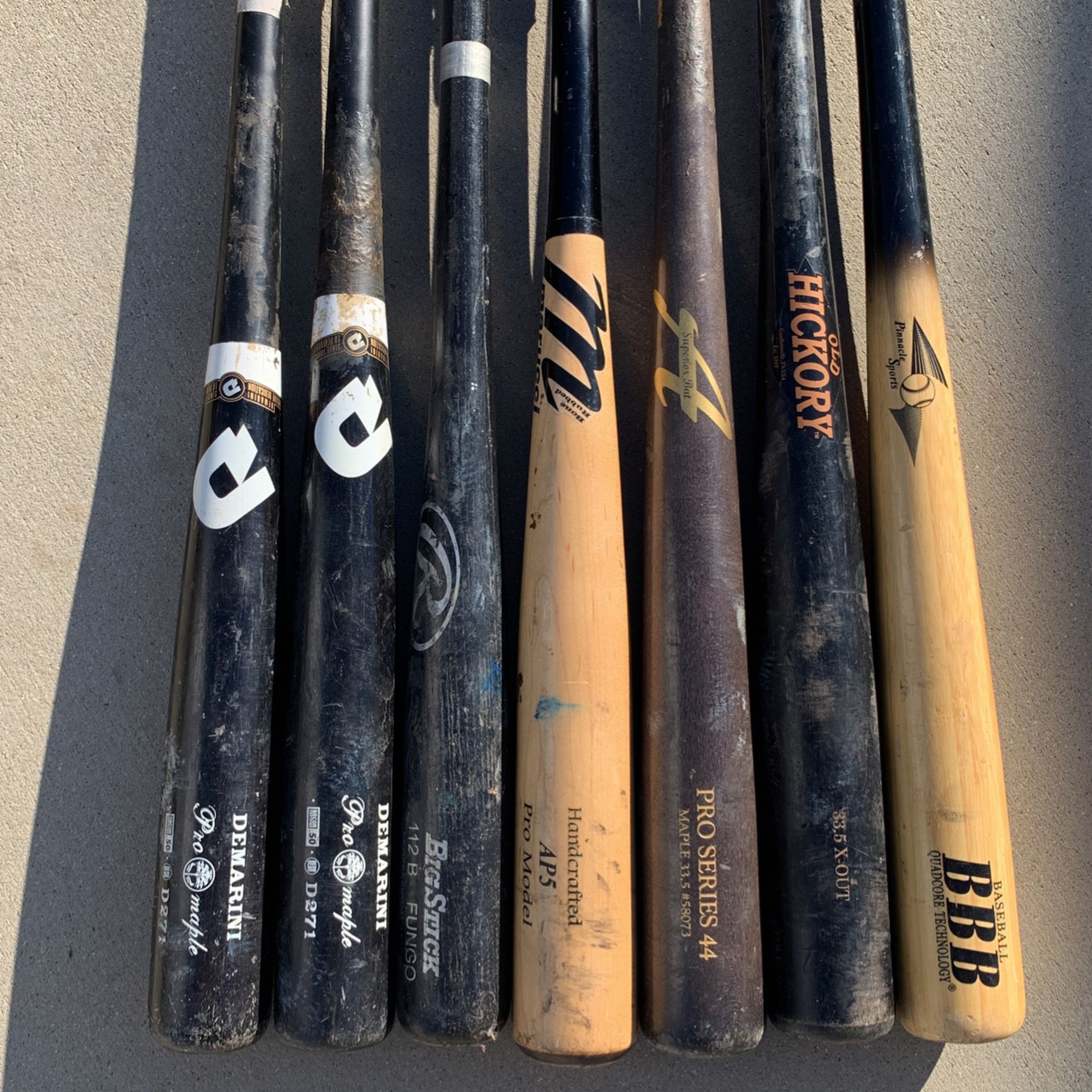Wood/composite Baseball Bats