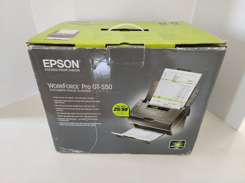 Epson WorkForce B11B194011 Pro GT-S50 Document Scanner