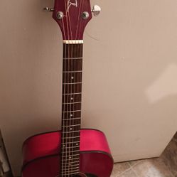 Red Dean Acoustic Guitar
