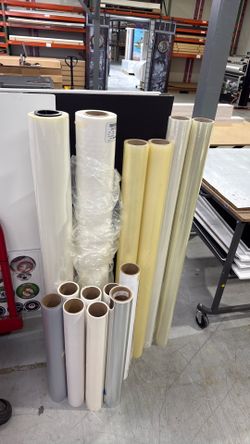 Vinyl Matte Poly 3 mil, pegatina, adesivo 14 units