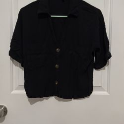 Black Women Top Size M 
