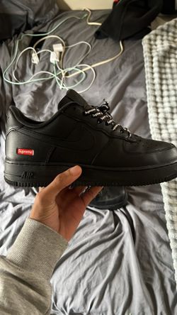 Nike black supreme forces