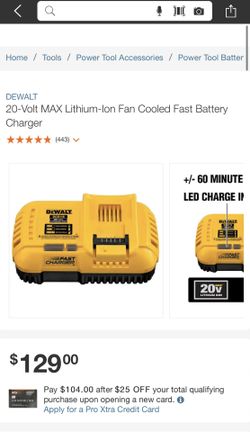Dewalt Fast Charger