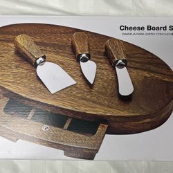  Cheese Board Set - New