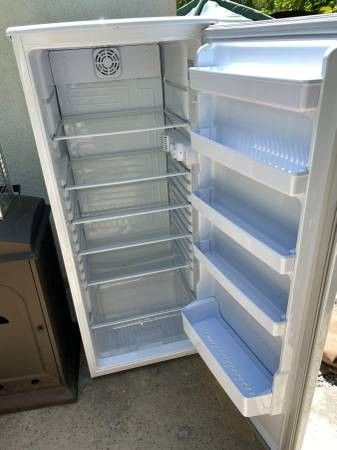 24 in. W 11.0 cu. ft. Freezerless Refrigerator in White,