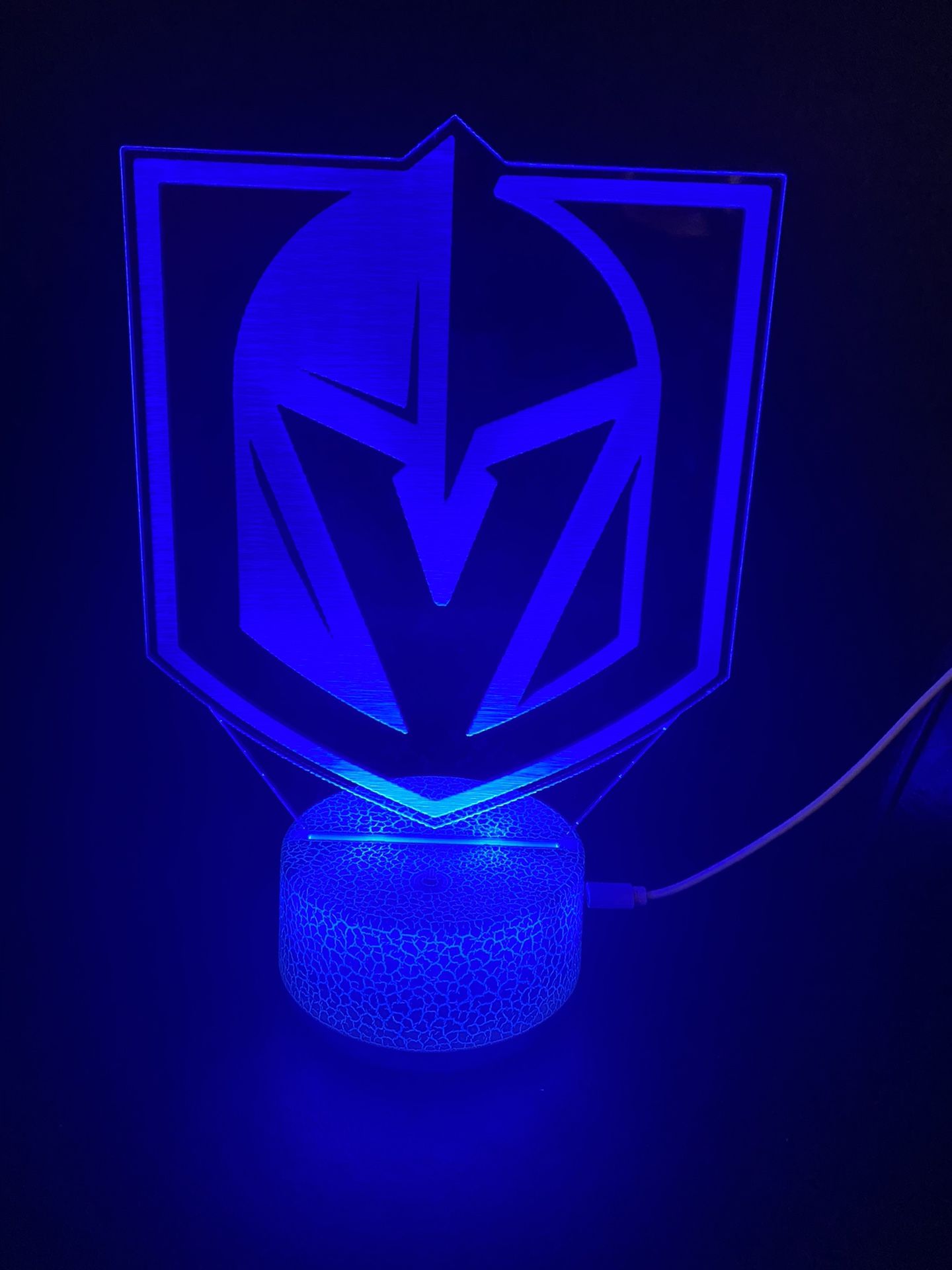 VGK Hockey Vegas 3d Lamp
