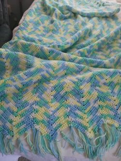 Hand crossed blanket