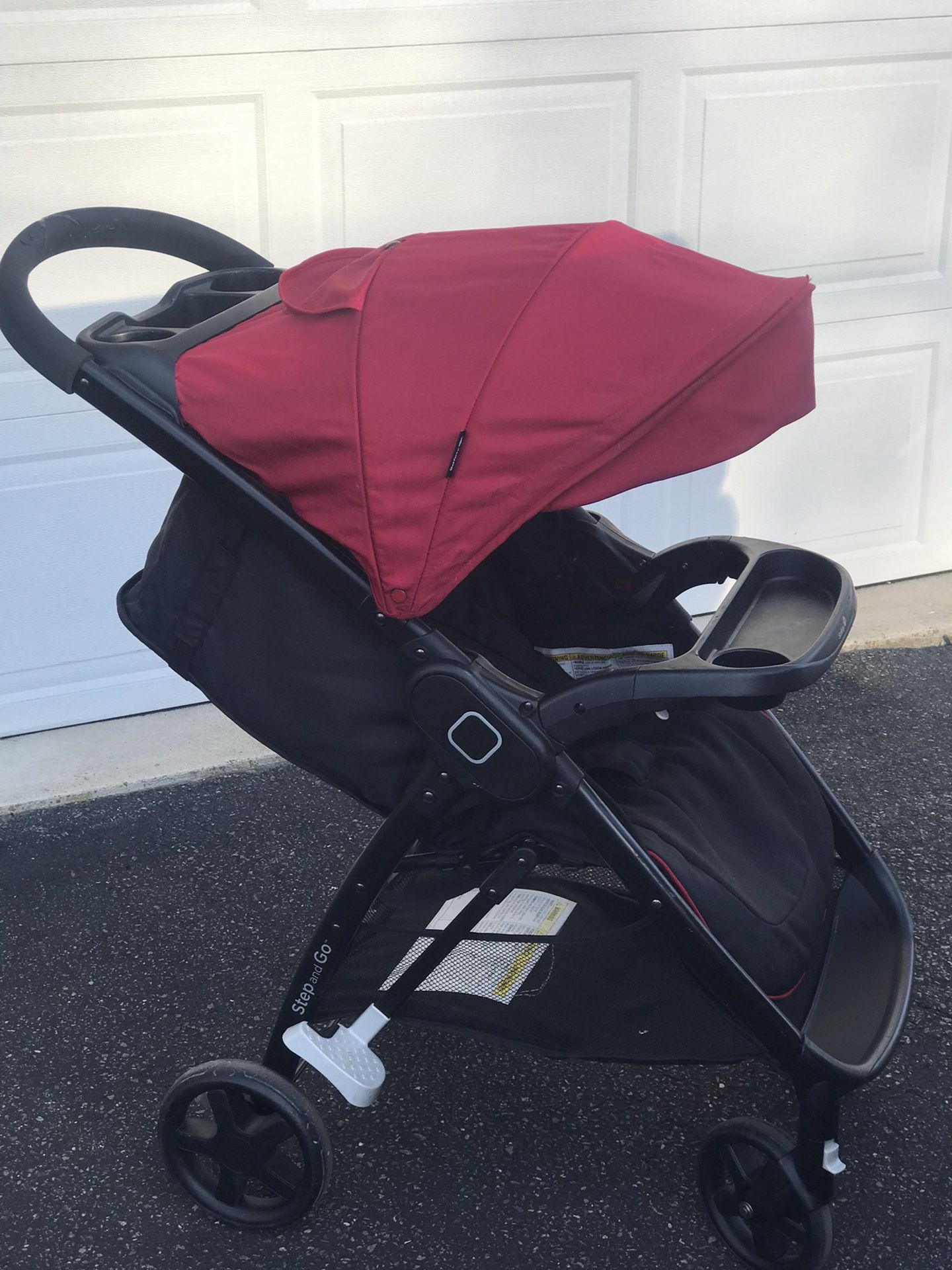 Red Baby Safety Stroller