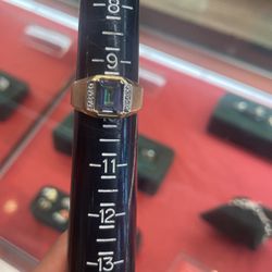 10k YG Birthstone Ring 