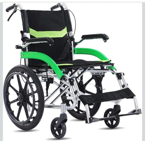 Lightweight 27lbs Wheelchair +All Terrain   20 Inch Rear Wheels