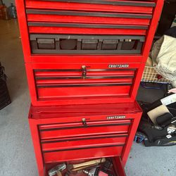 Craftsman Cherry Red 3 Tier Toolbox Heavy Duty  with huge selection of Craftsman & other brands  Tools