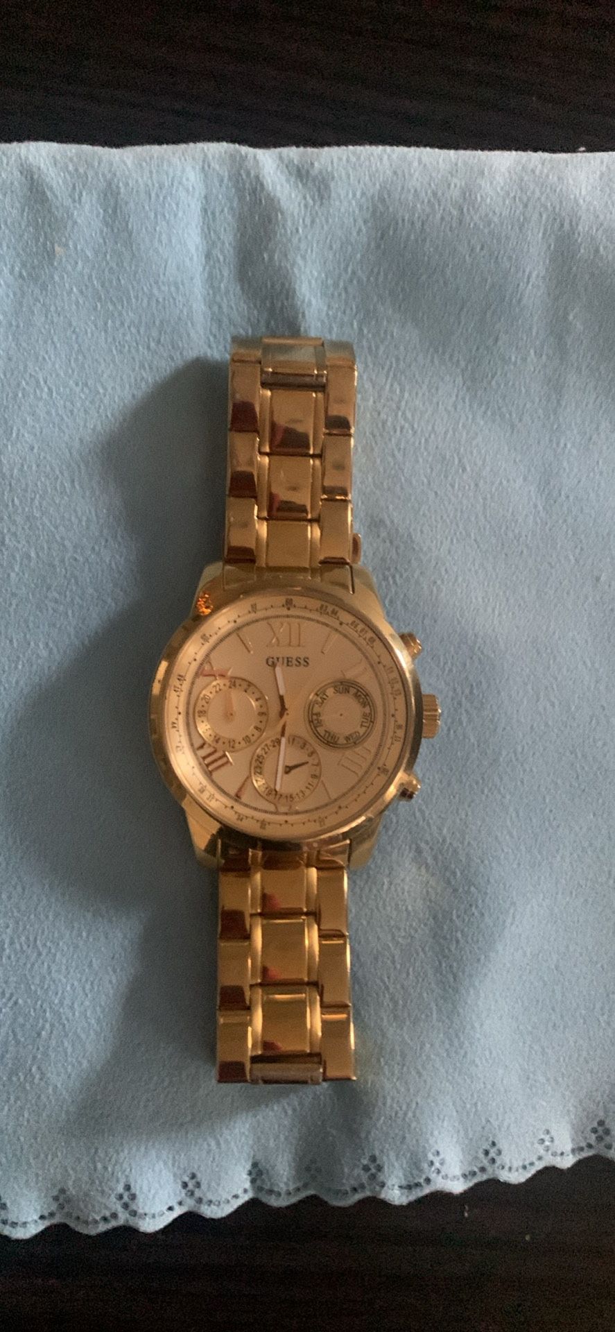 Womens Guess Gold Tone Watch