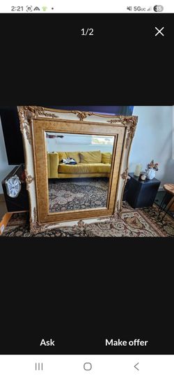 Kirkland's Gold Vintage Mirror (42 x 36in)
