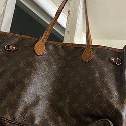 Pre Used LV Authentic  Neverfull Monogram  Sp0964