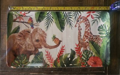 Tropical Animal Print Serving Tray From Pier 1