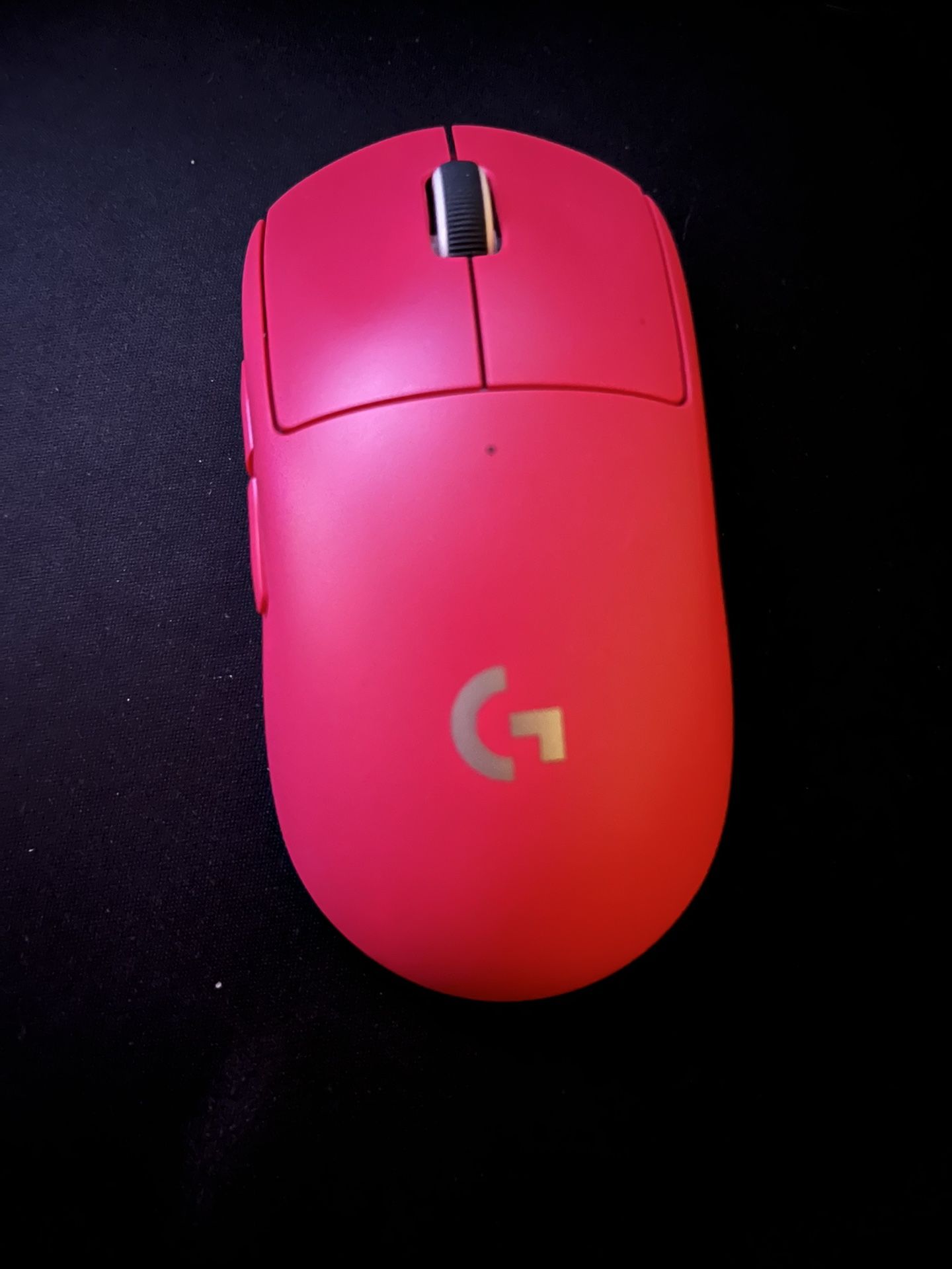 Pink Logitech Gpro Super light Mouse