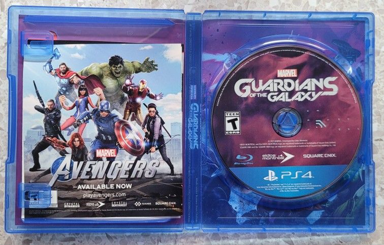 Marvel's Guardians of the Galaxy (Sony PlayStation 4,2021)